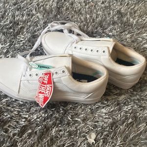 Brand new white vans